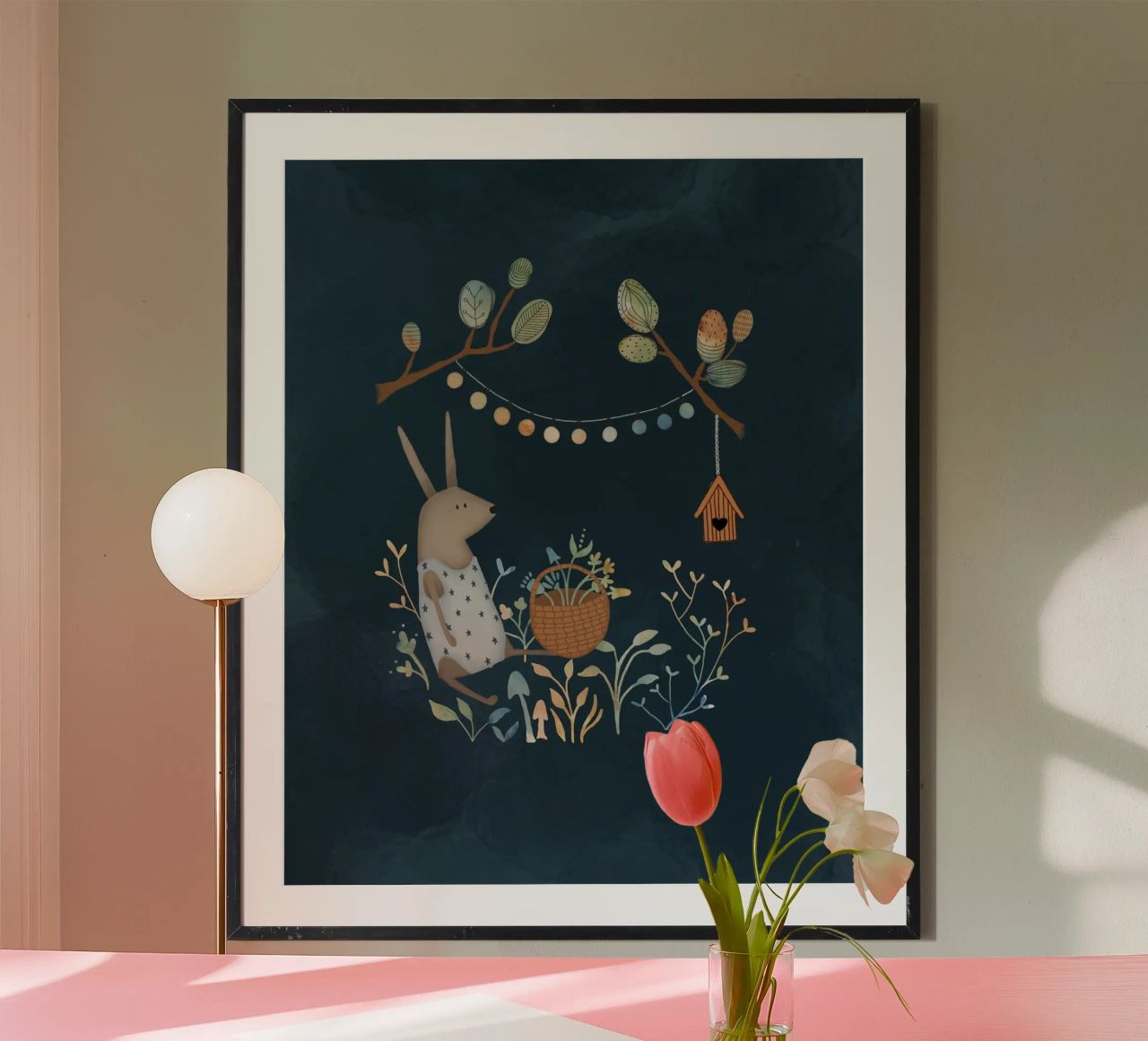 Belle's Night Glow, Skurrile Kunst für Kinder Poster von Urchin Bay Art