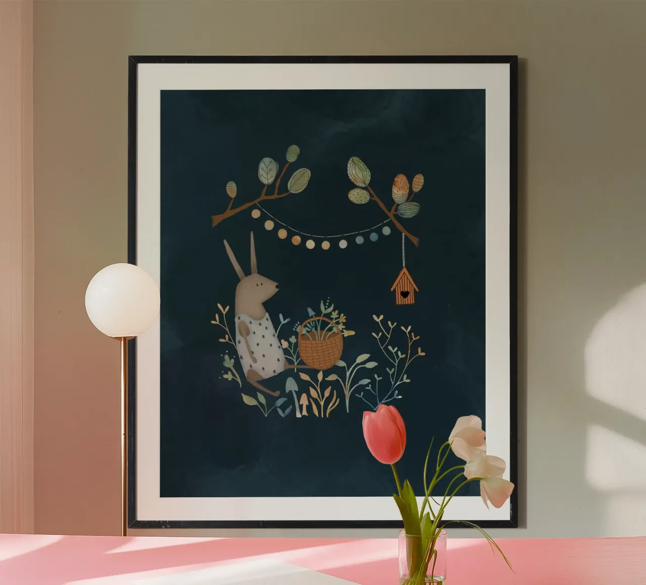 Belle's Night Glow, Skurrile Kunst für Kinder Poster von Urchin Bay Art