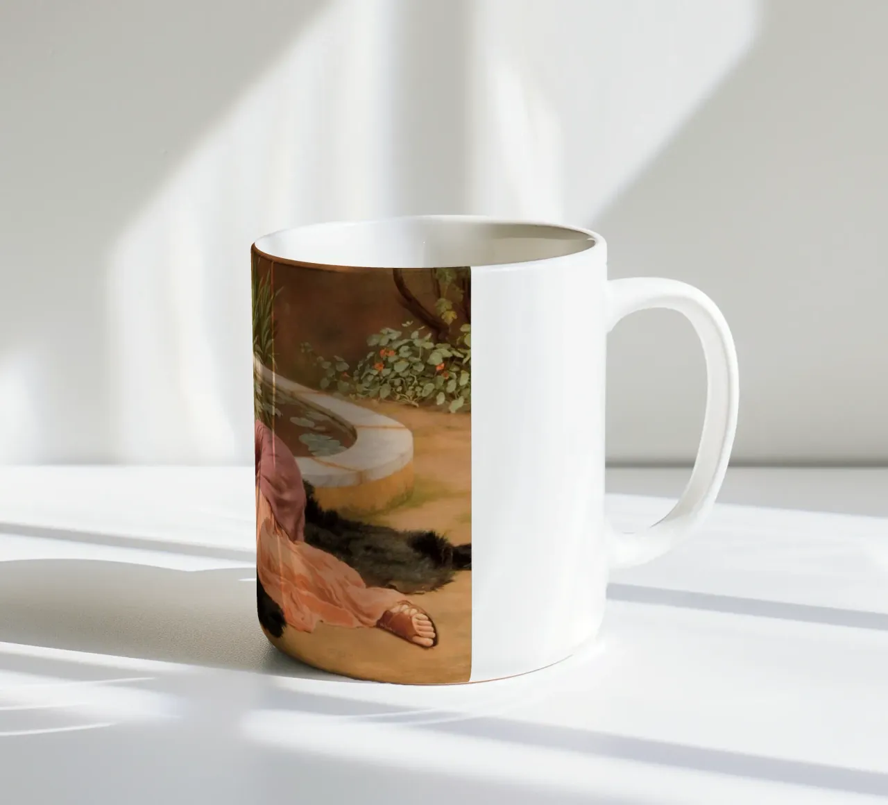 John William Godward - Dolce Far Niente tazza in ceramica da Timeless Artworks