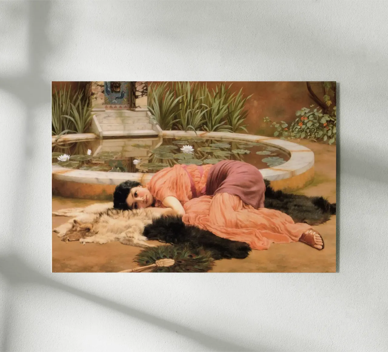 John William Godward - Dolce Far Niente plexiglass da Timeless Artworks