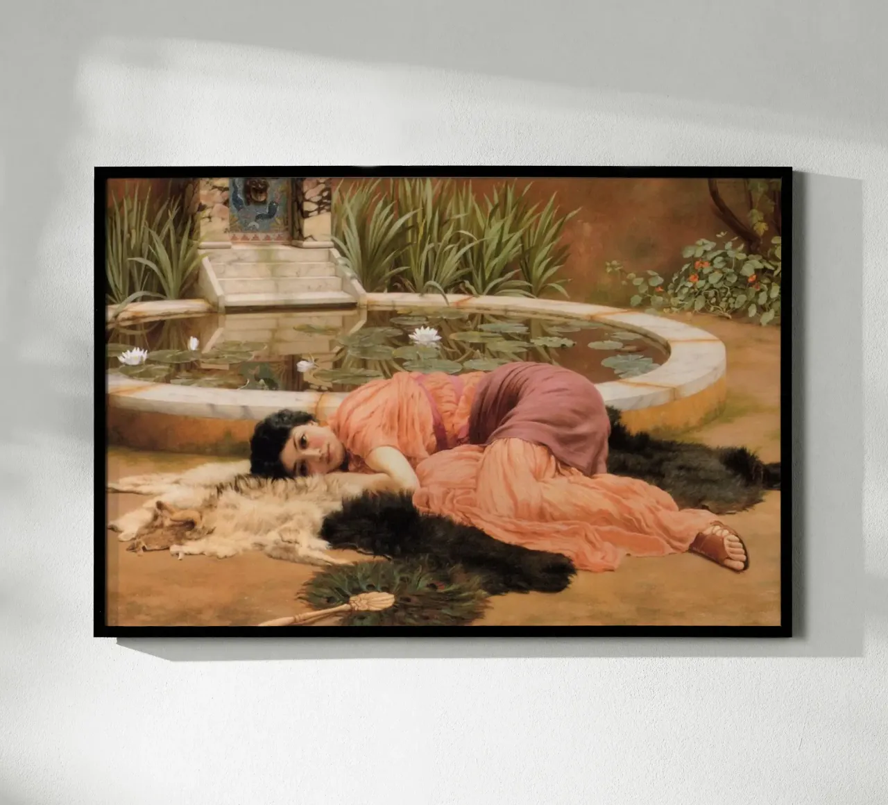 John William Godward - Dolce Far Niente hahnemühle by Timeless Artworks