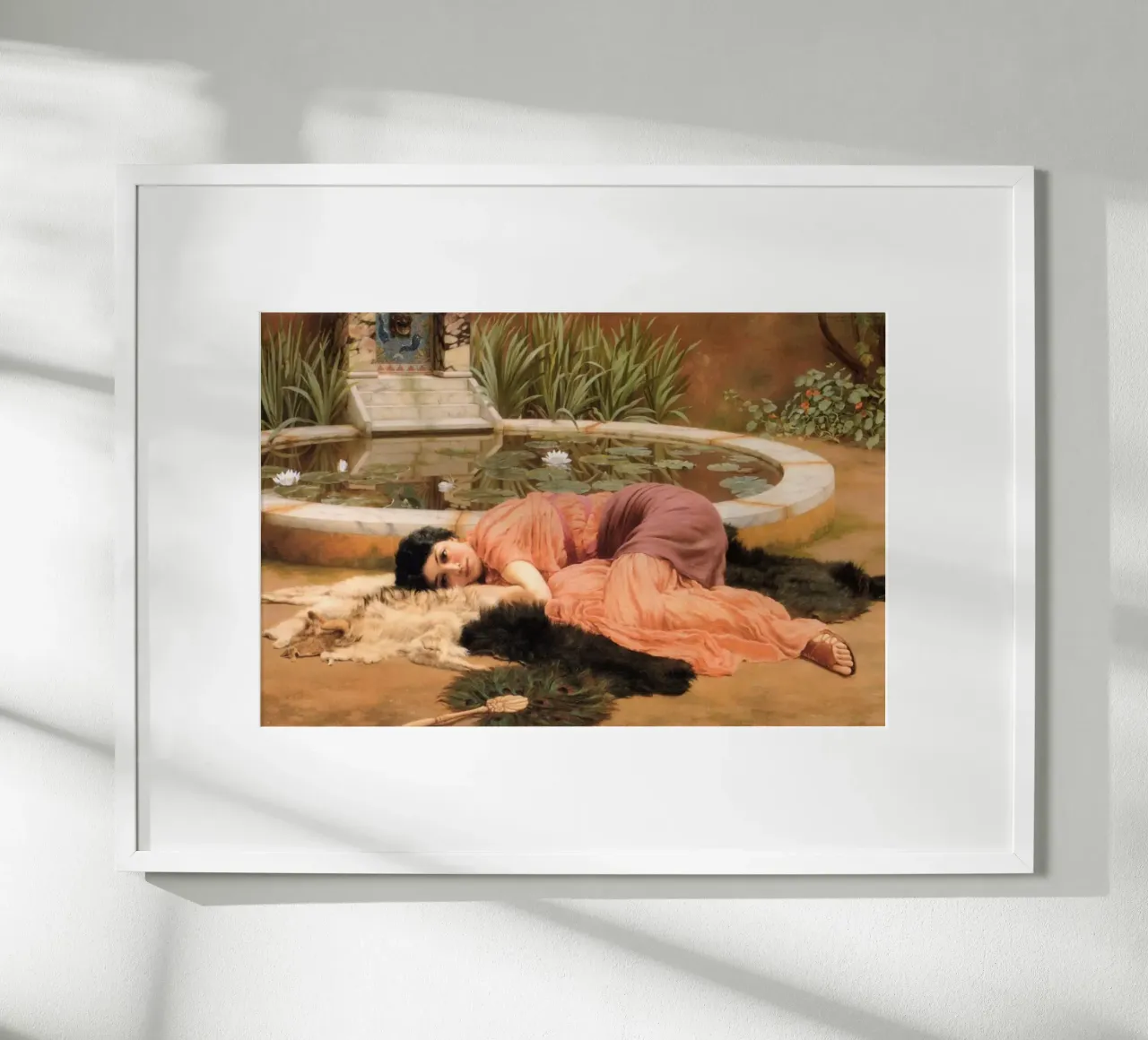 John William Godward - Dolce Far Niente hahnemühle by Timeless Artworks