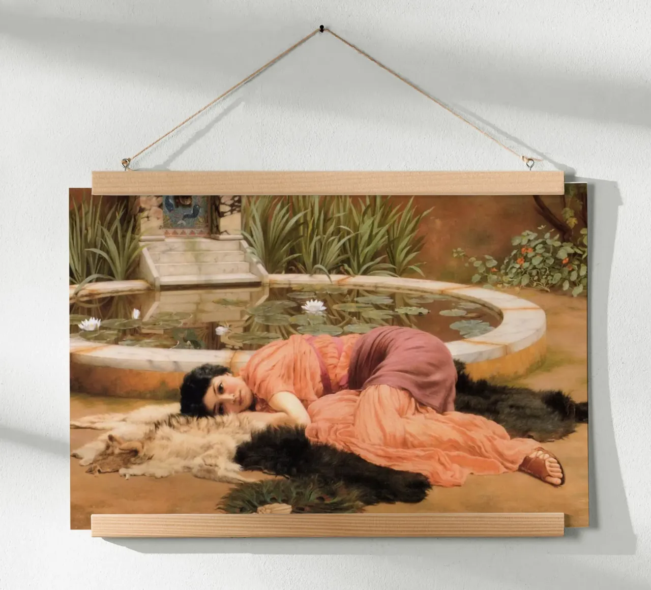 John William Godward - Dolce Far Niente hahnemühle by Timeless Artworks
