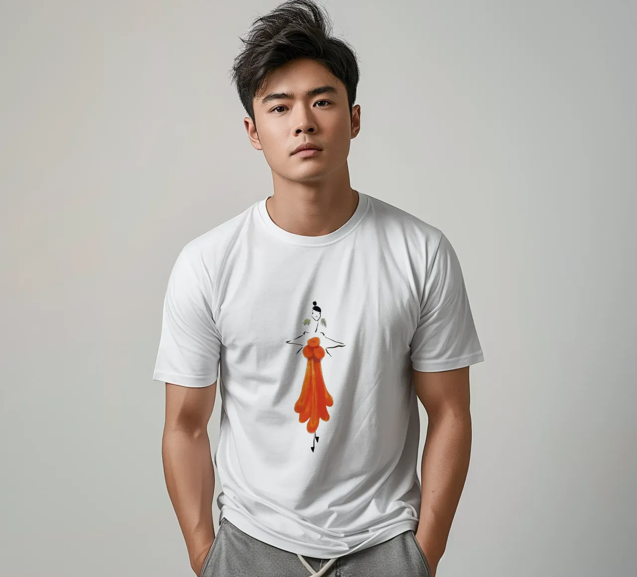 Carrot Fringe t-shirt by Gretchen Roehrs