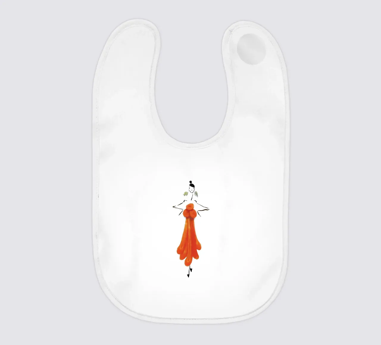 Carrot Fringe bavaglino da Gretchen Roehrs