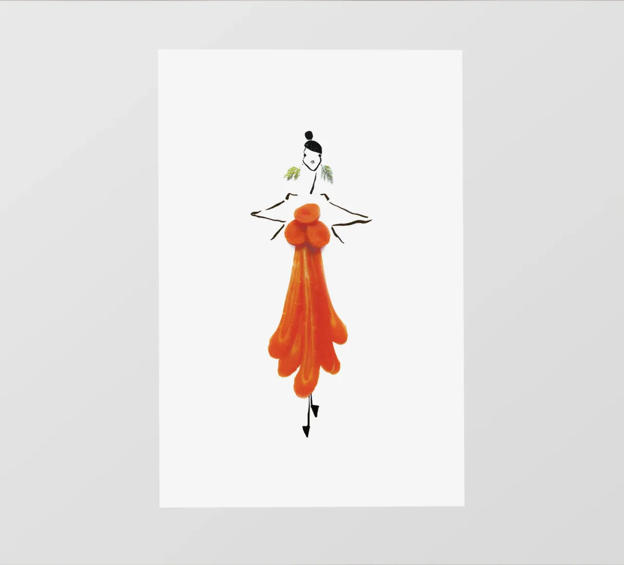 Carrot Fringe telo in pvc da Gretchen Roehrs