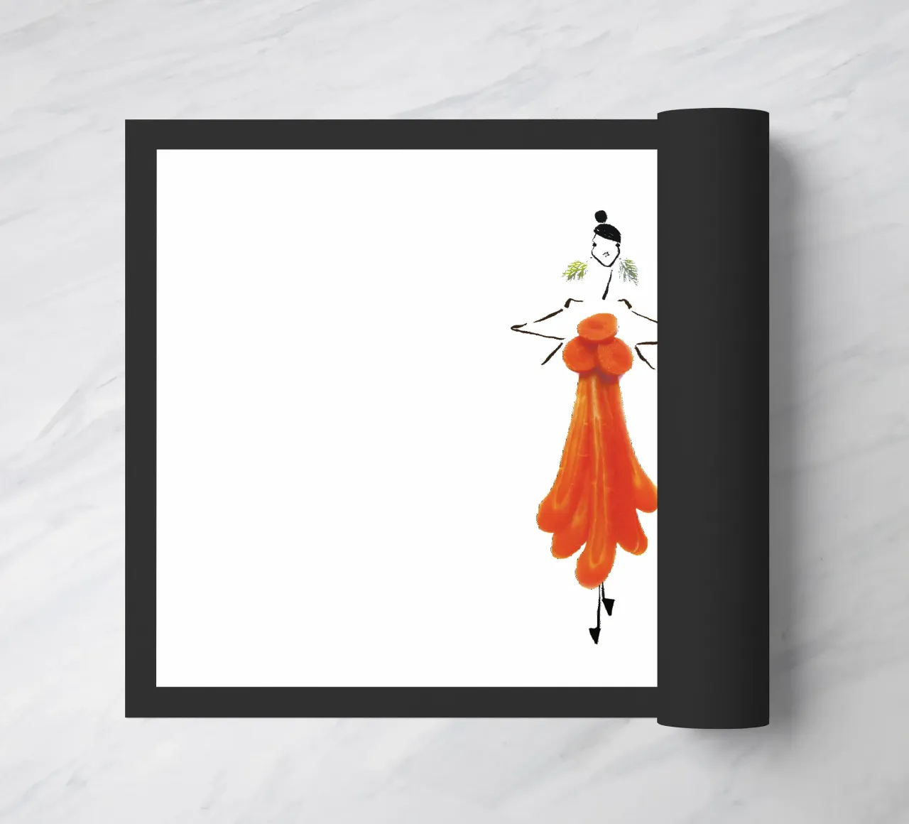 Carrot Fringe zerbino da Gretchen Roehrs