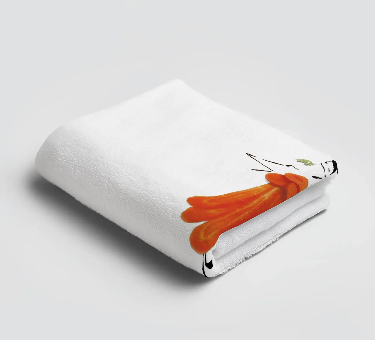 Carrot Fringe asciugamano da bagno da Gretchen Roehrs