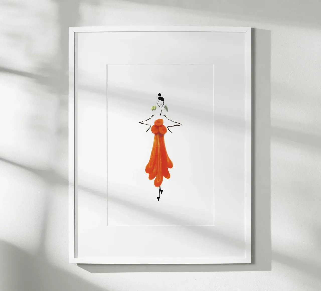 Carrot Fringe carta hahnemühle da Gretchen Roehrs