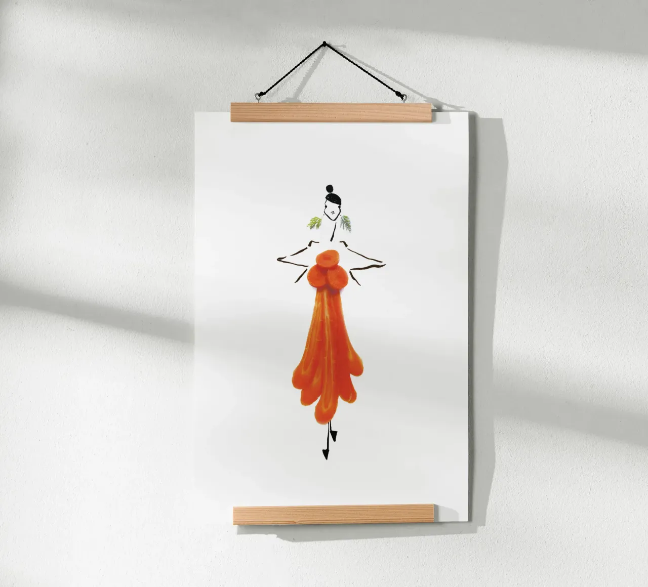 Carrot Fringe carta hahnemühle da Gretchen Roehrs