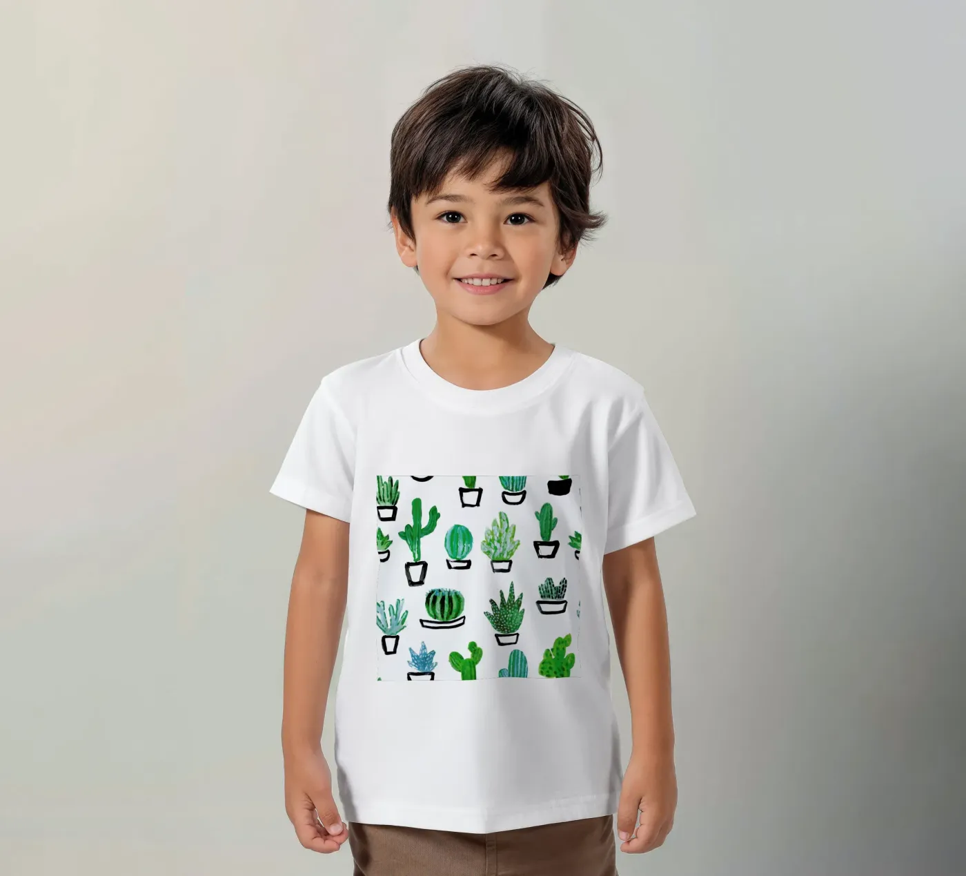 Cacti kinder t-shirt van Farina Kuklinski