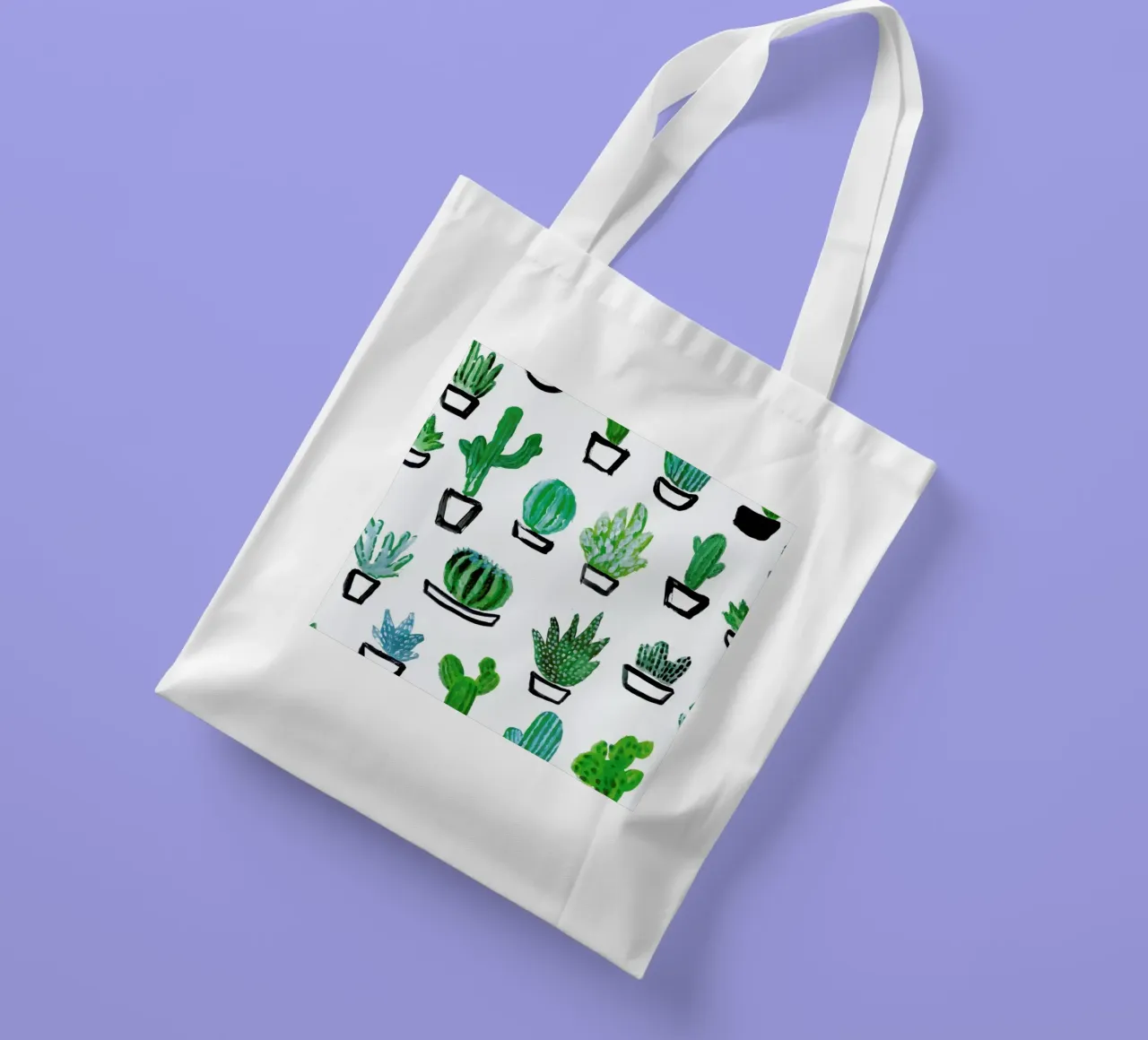 Cacti borsa in juta da Farina Kuklinski