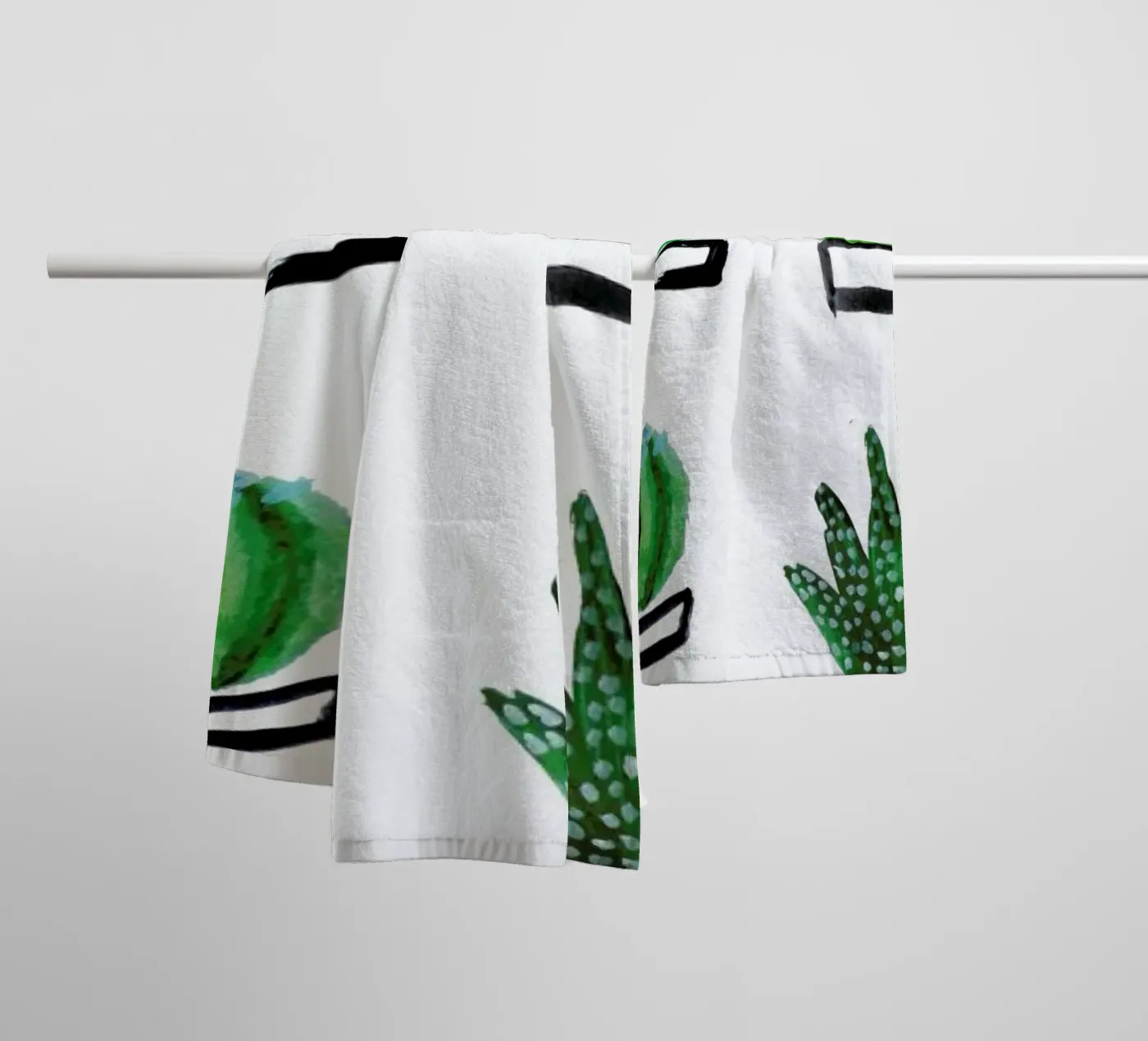 Cacti badhanddoek van Farina Kuklinski