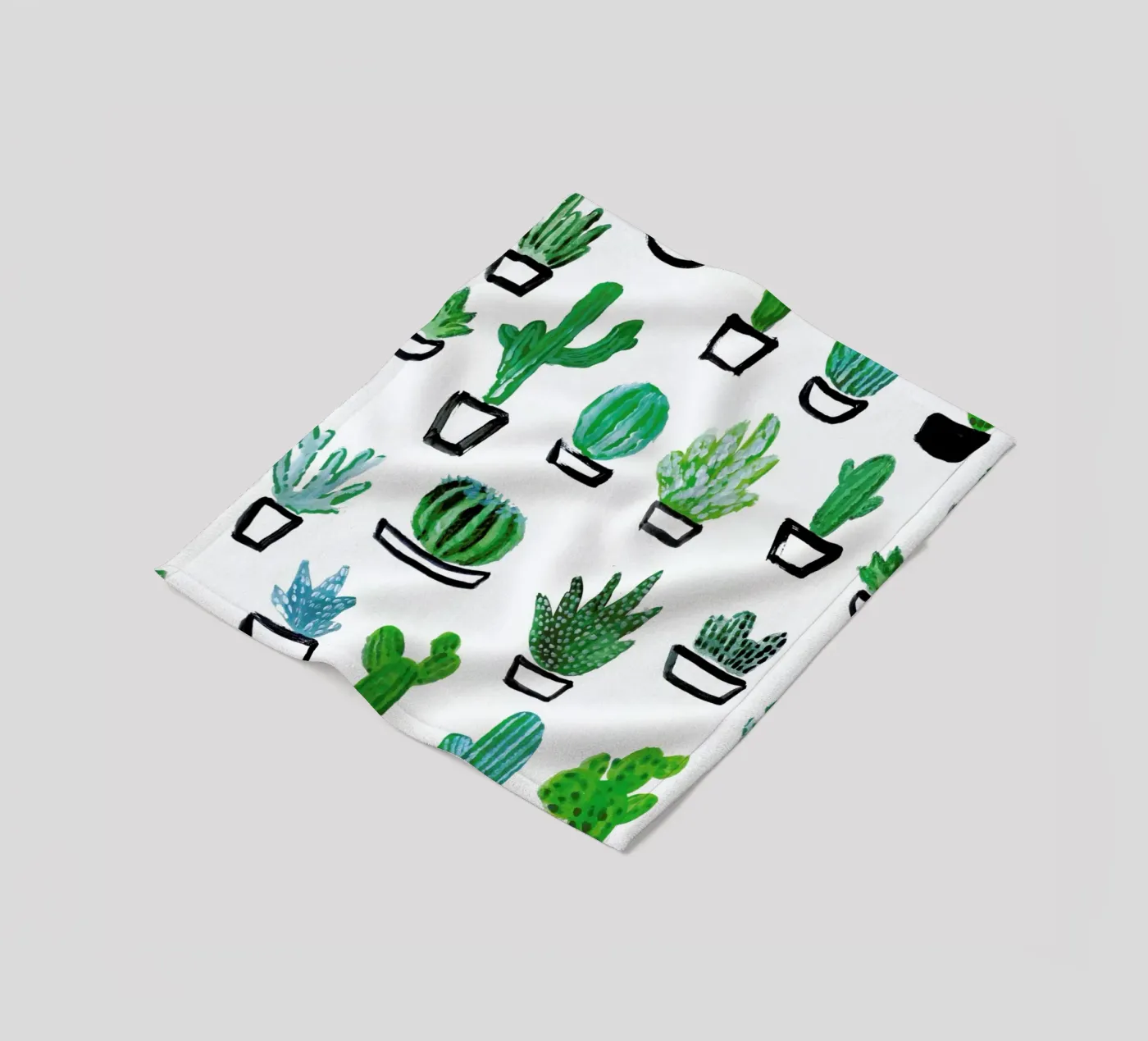 Cacti Fleecedecke von Farina Kuklinski