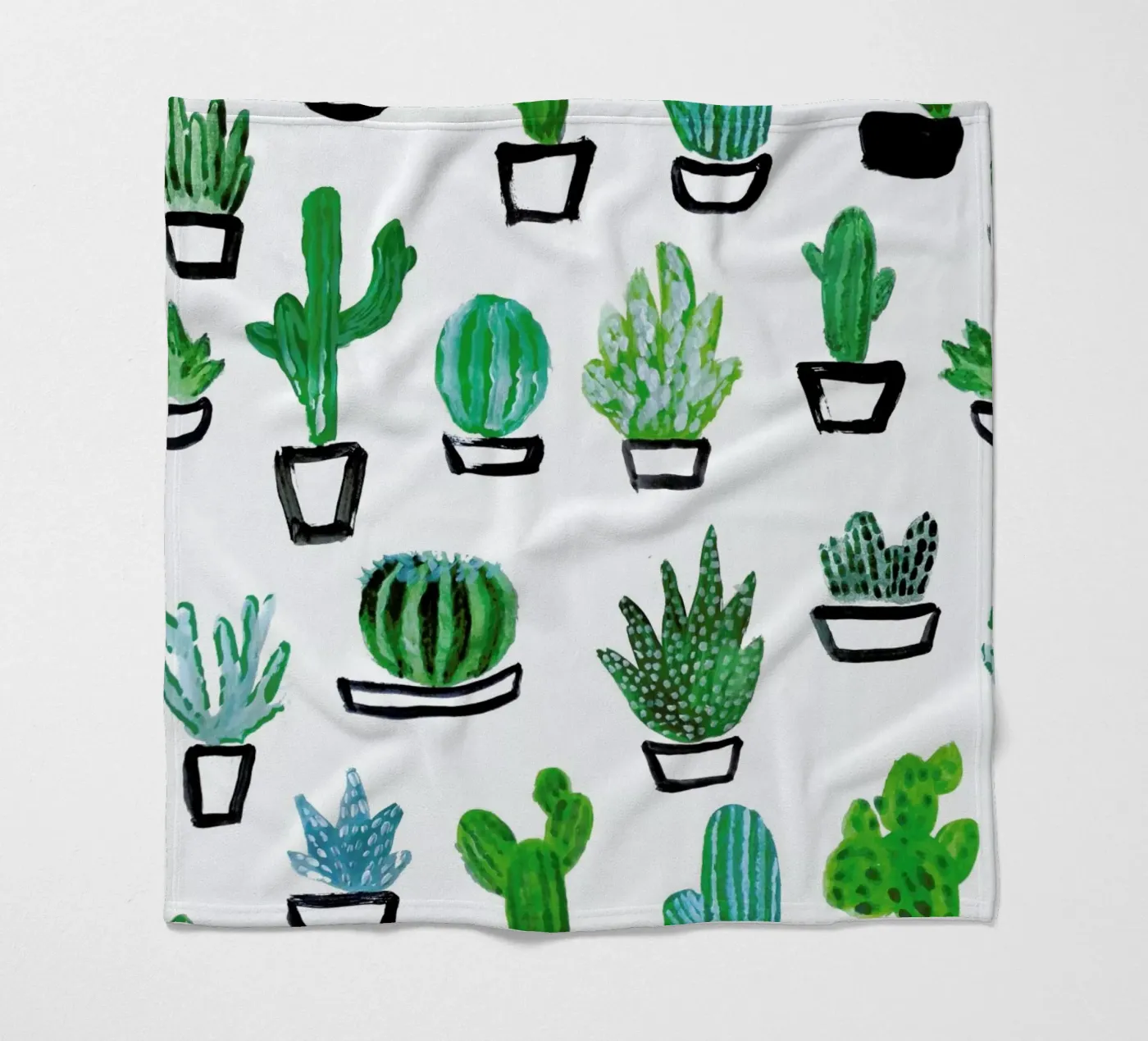 Cacti Fleecedecke von Farina Kuklinski