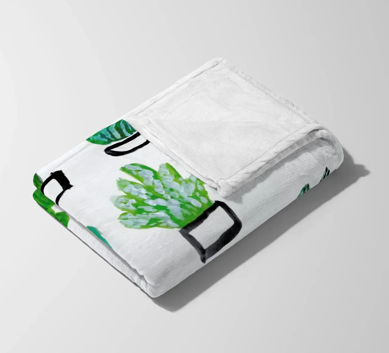 Cacti Fleecedecke von Farina Kuklinski