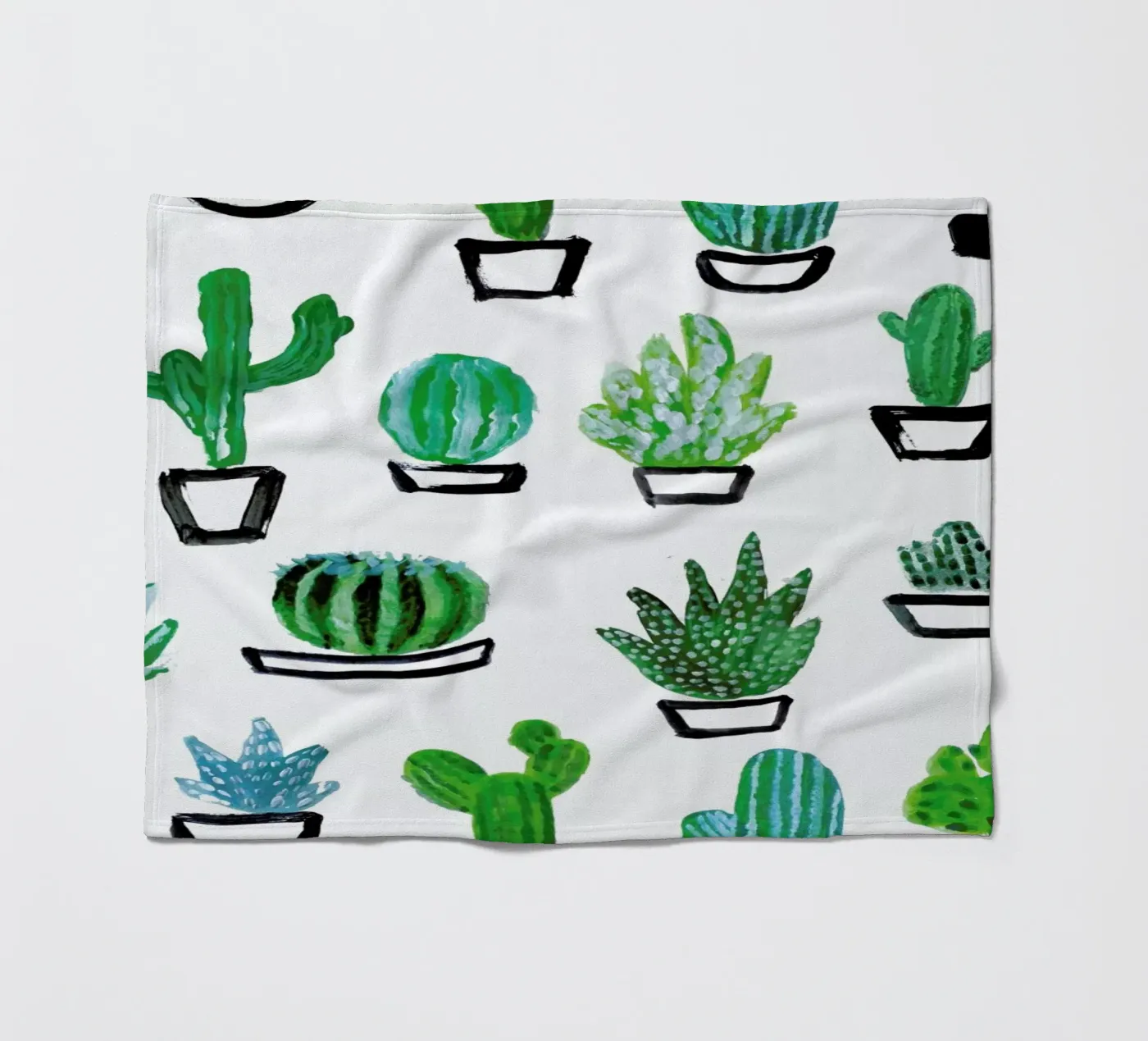 Cacti Fleecedecke von Farina Kuklinski