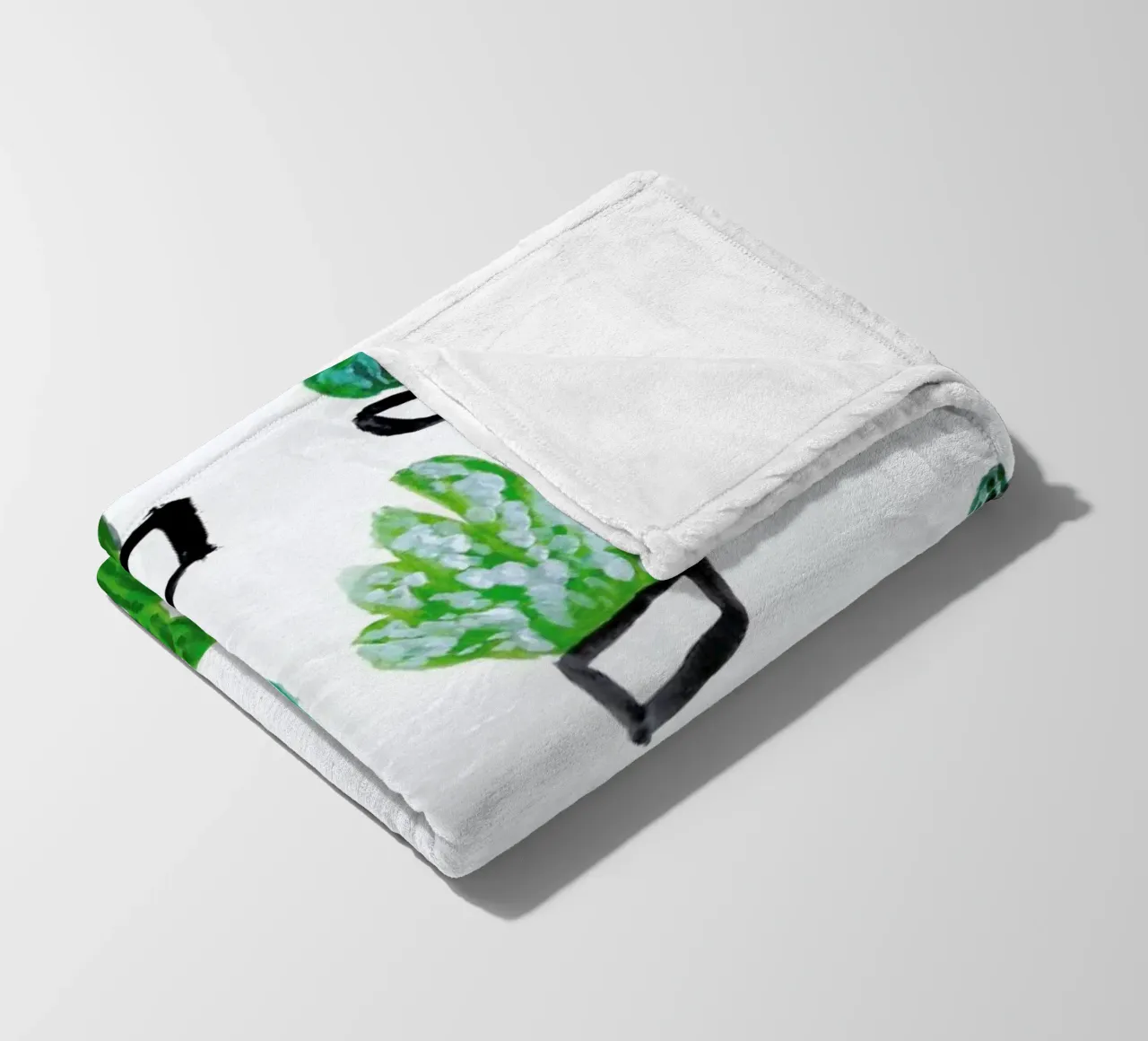 Cacti Fleecedecke von Farina Kuklinski