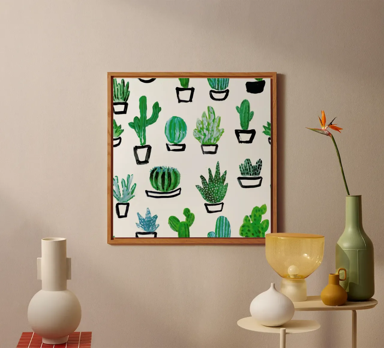 Cacti alluminio dibond da Farina Kuklinski