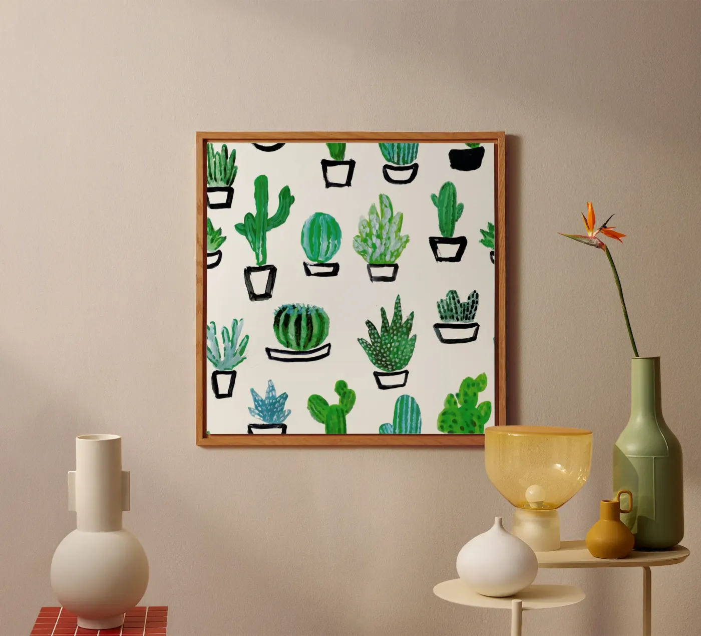 Cacti alluminio dibond da Farina Kuklinski