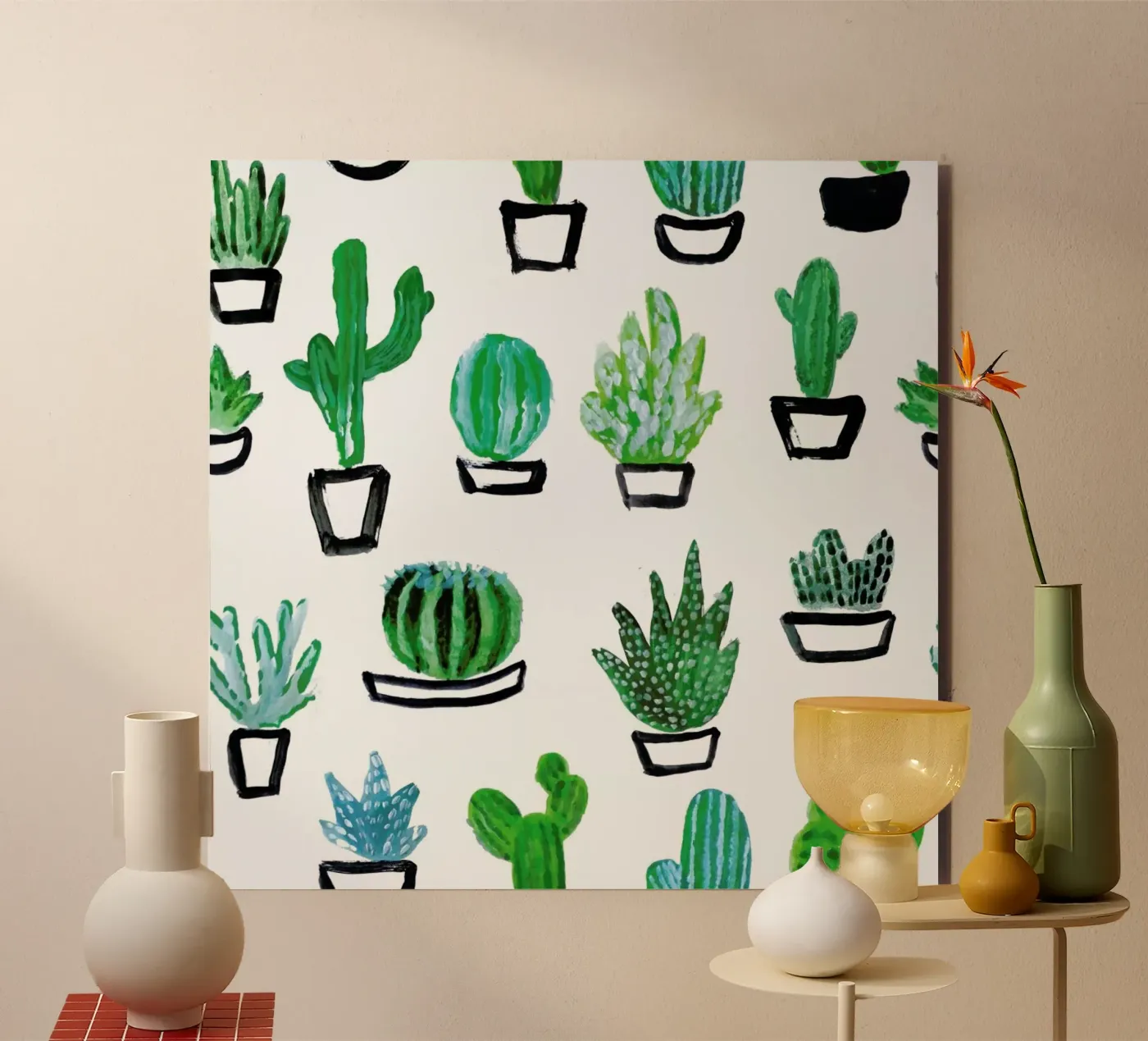 Cacti alluminio dibond da Farina Kuklinski