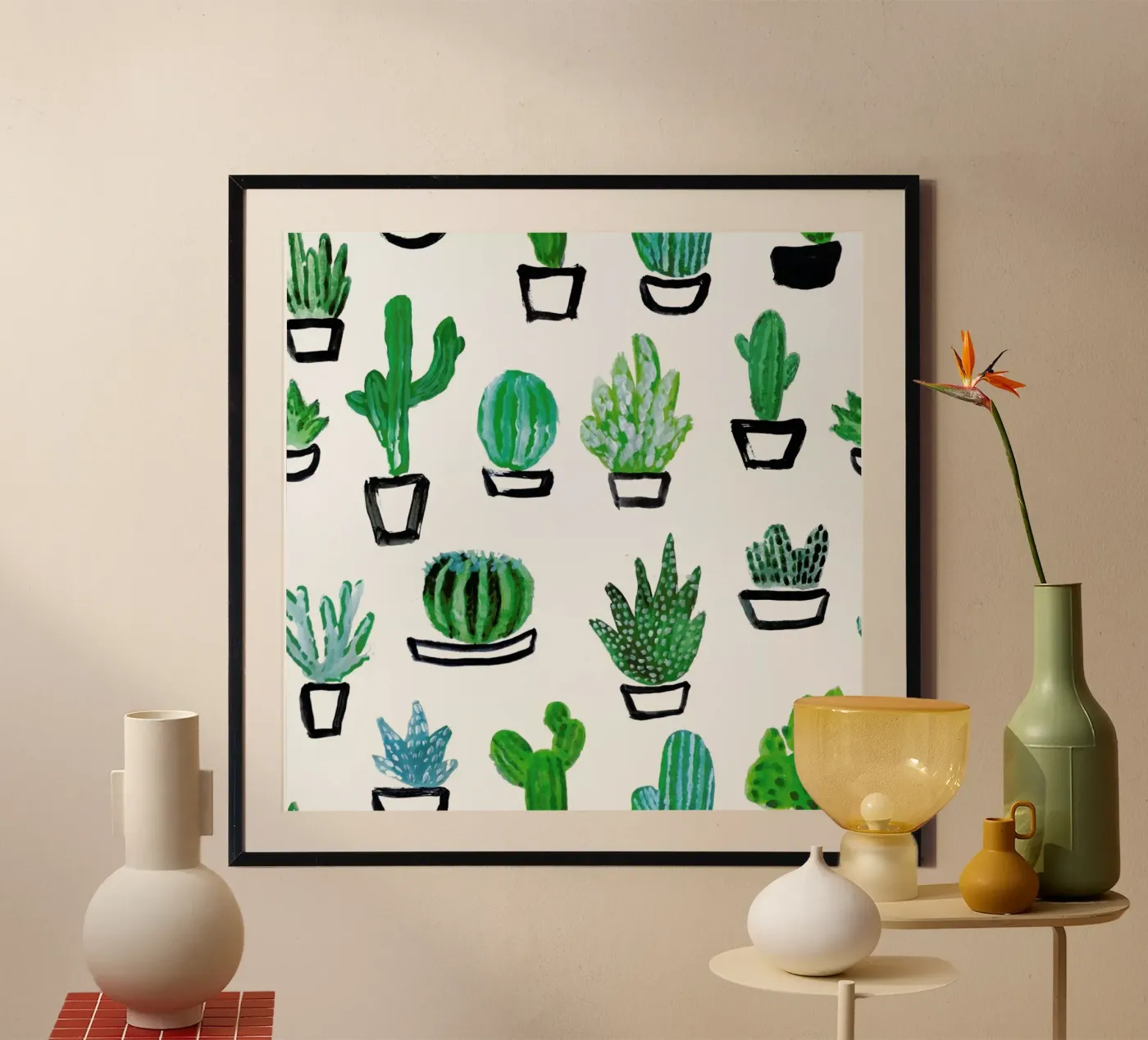 Cacti poster da Farina Kuklinski