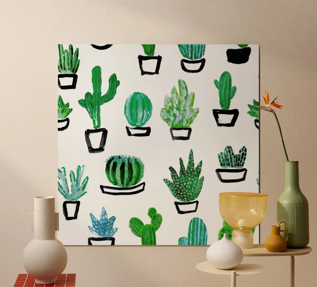 Cacti poster da Farina Kuklinski