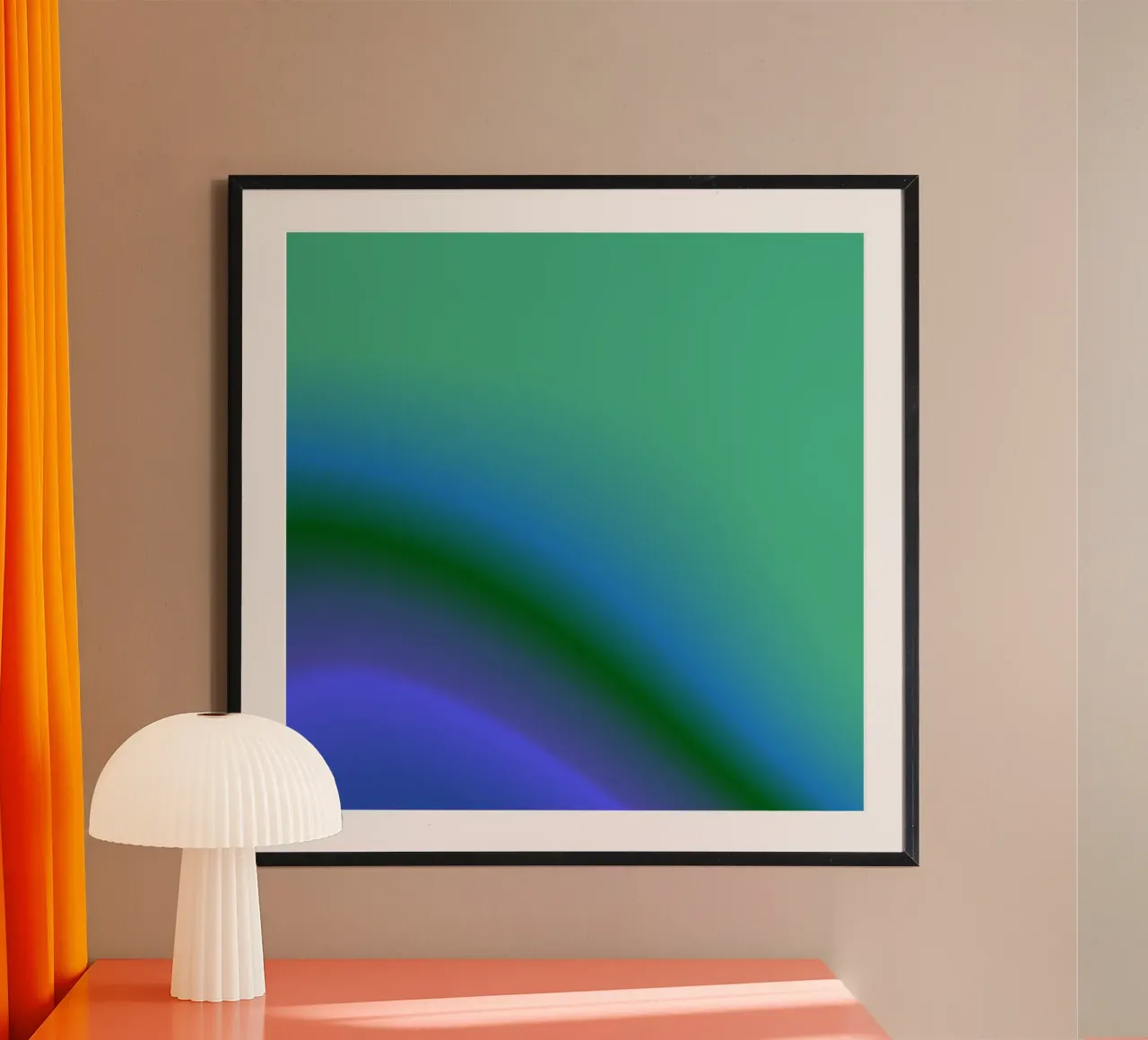 EL MÁGICO poster con telaio in alluminio da ÂME LIBRE STUDIO