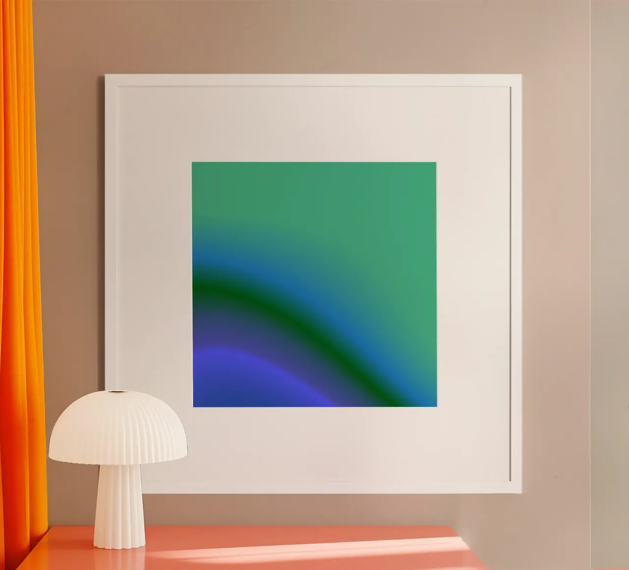 EL MÁGICO poster con telaio in alluminio da ÂME LIBRE STUDIO