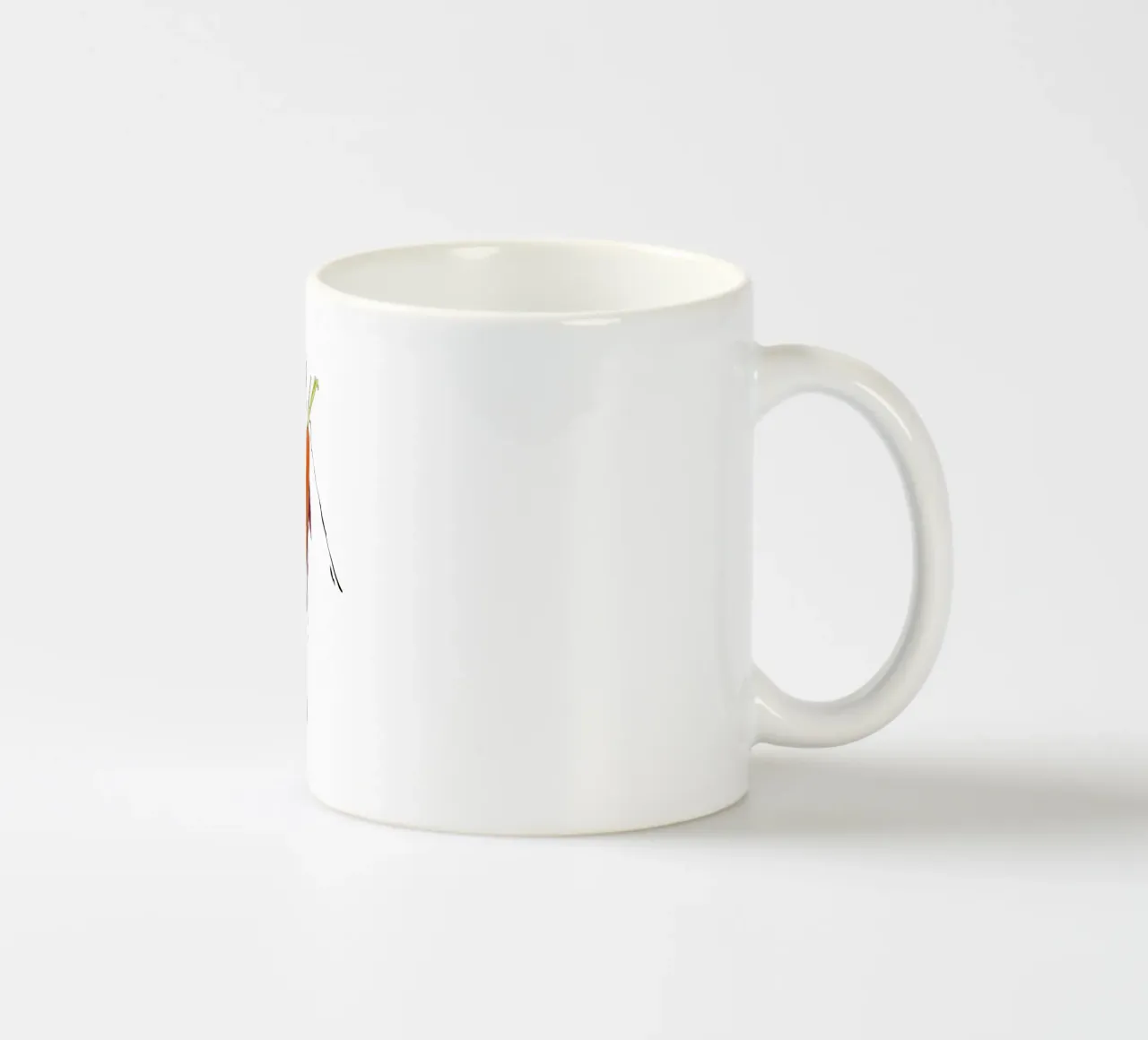 Carrot tazza in ceramica da Gretchen Roehrs