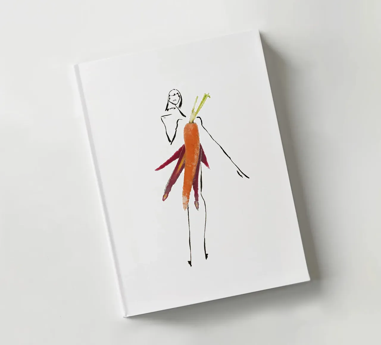 Carrot notebook by Gretchen Roehrs