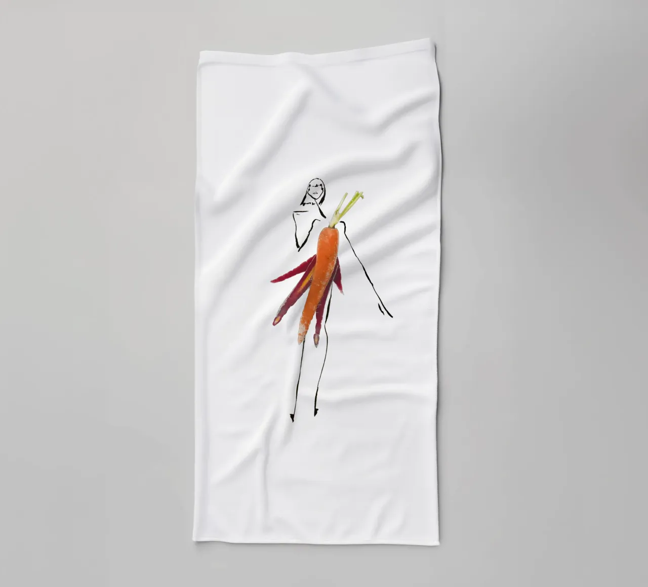Carrot asciugamano da bagno da Gretchen Roehrs