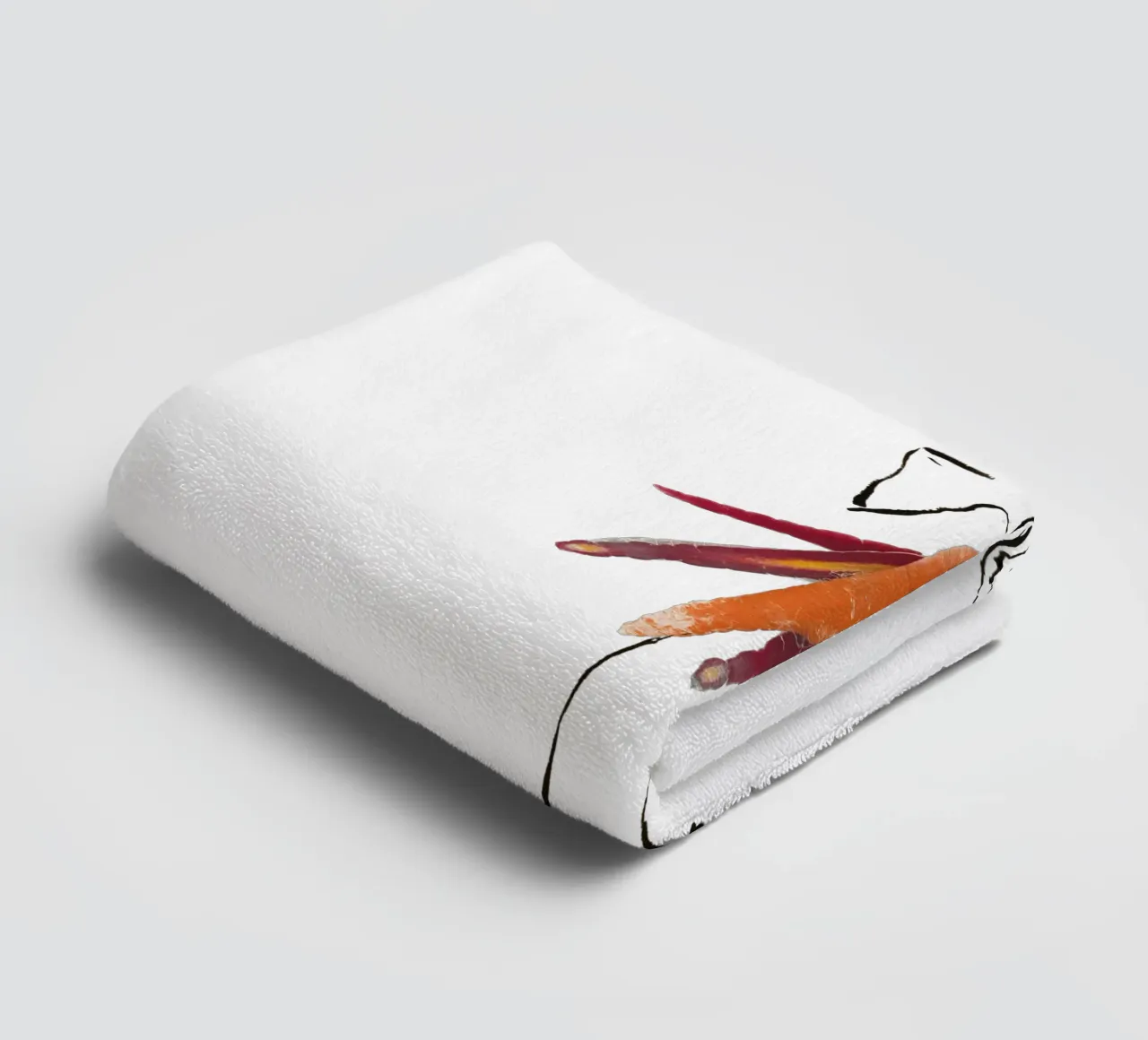 Carrot asciugamano da bagno da Gretchen Roehrs