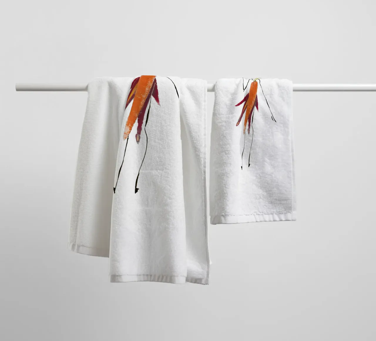 Carrot asciugamano da bagno da Gretchen Roehrs