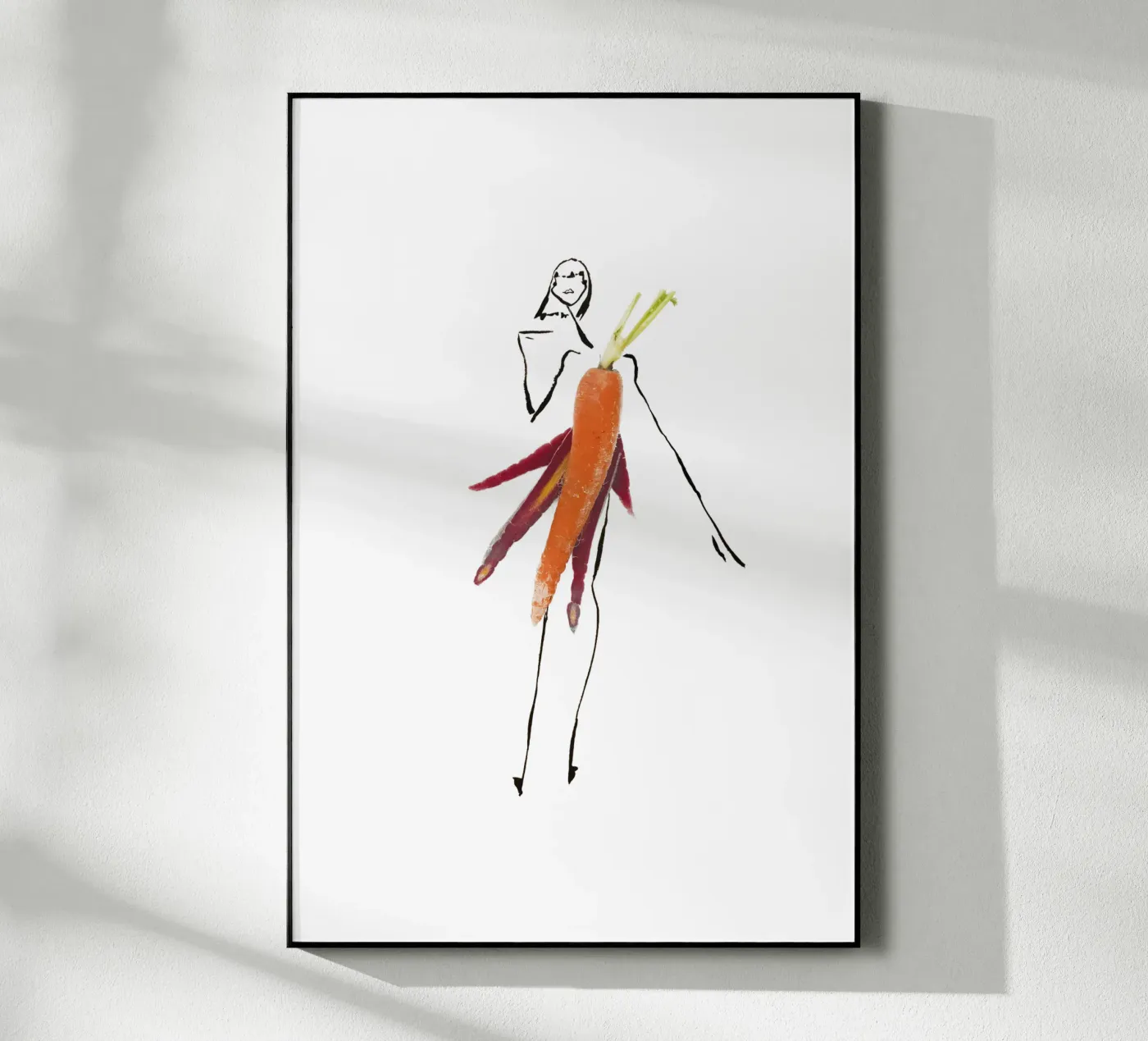 Carrot plexiglas de Gretchen Roehrs