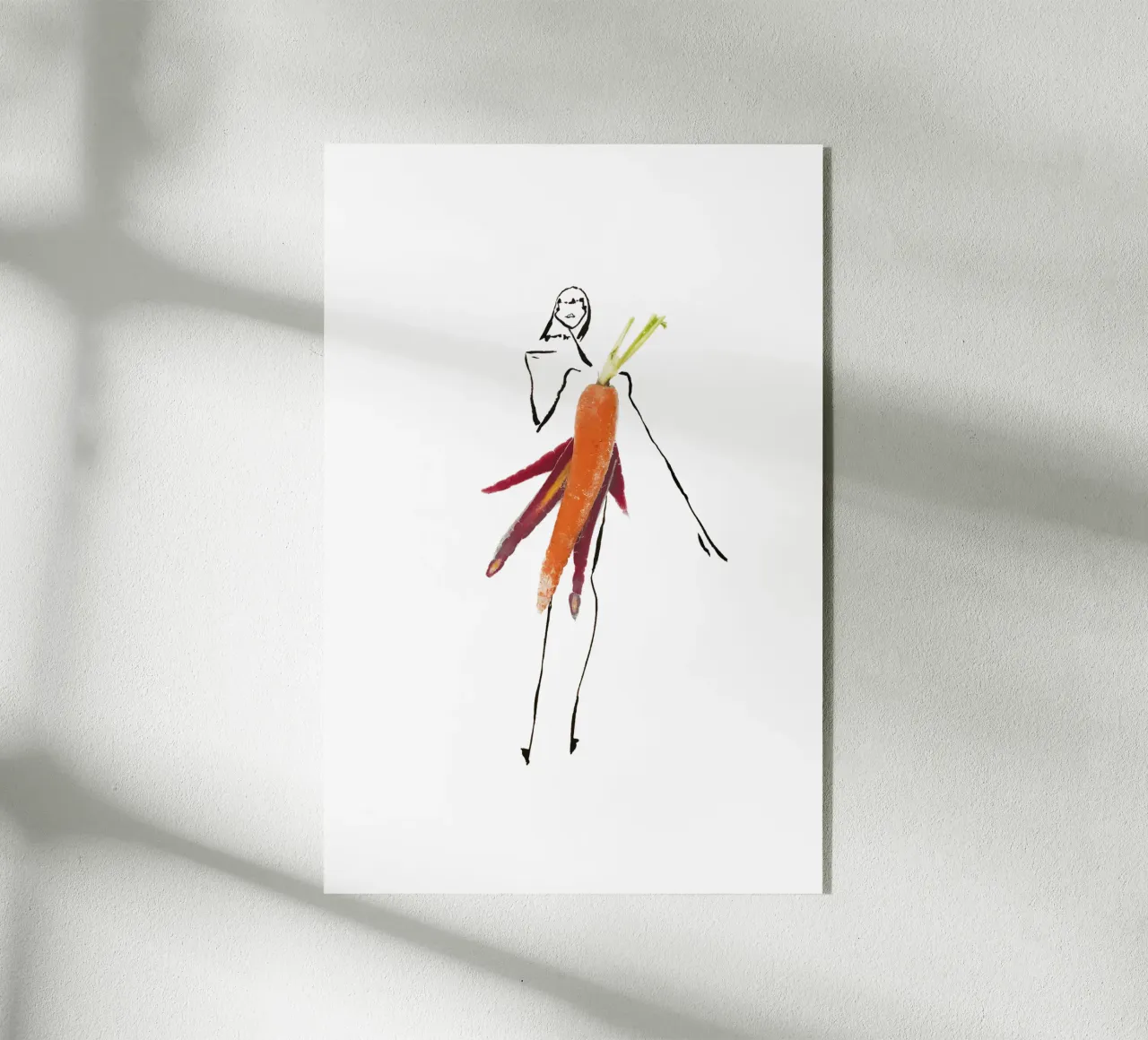 Carrot plexiglass da Gretchen Roehrs