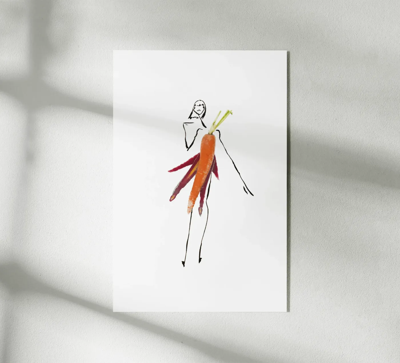 Carrot plexiglas de Gretchen Roehrs