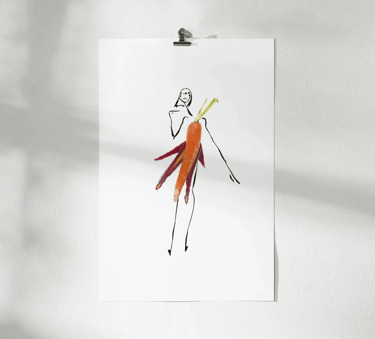 Carrot poster da Gretchen Roehrs