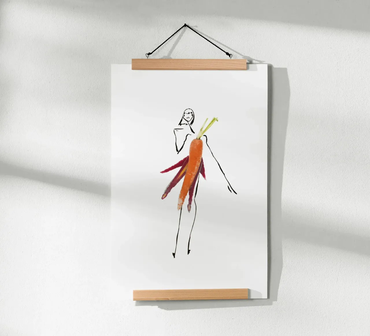 Carrot poster da Gretchen Roehrs