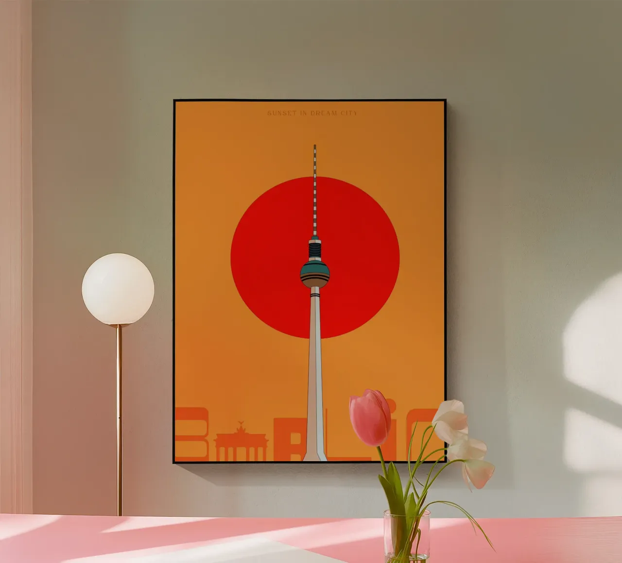 Sunset in Berlin plexiglass da DLart