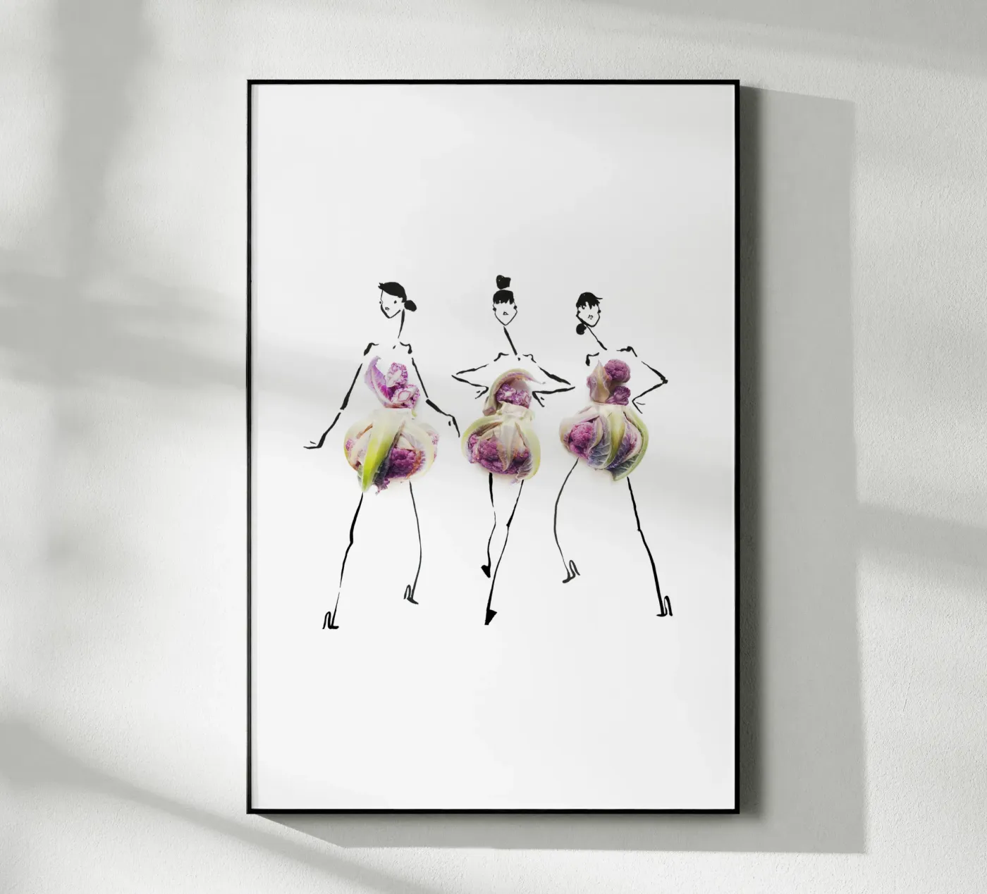 Cauliflower Trio plexiglass da Gretchen Roehrs