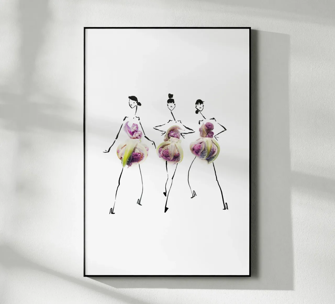 Cauliflower Trio plexiglass da Gretchen Roehrs