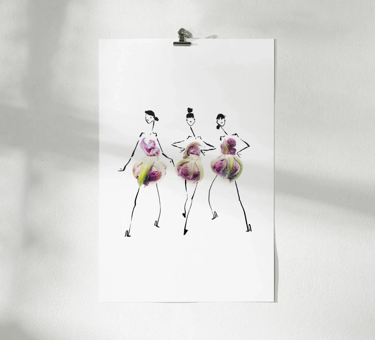 Cauliflower Trio Poster von Gretchen Roehrs