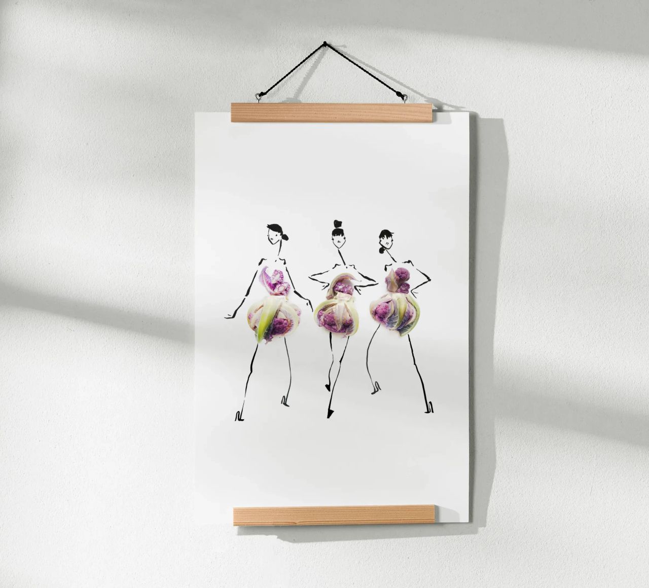 Cauliflower Trio Poster von Gretchen Roehrs
