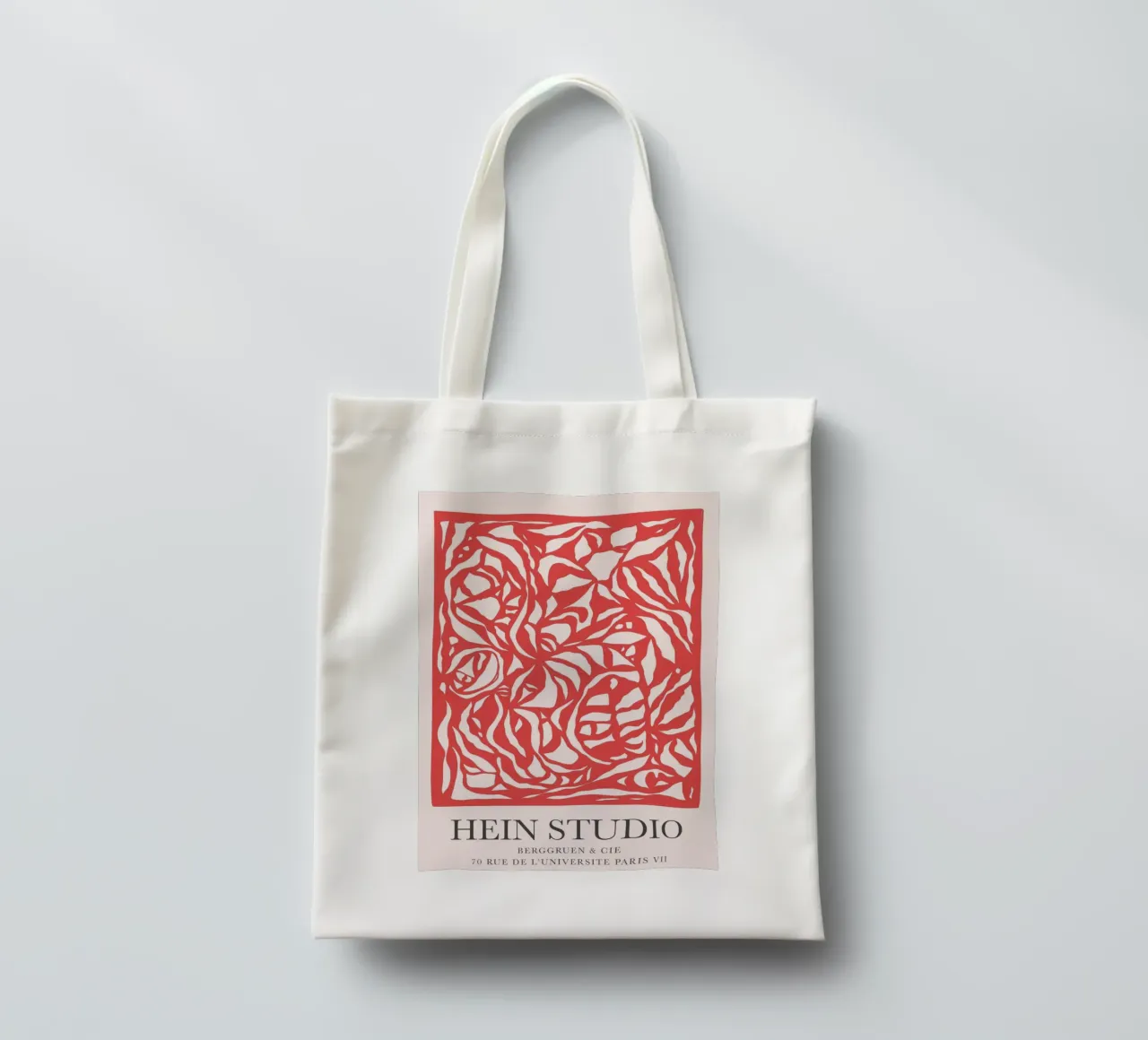 Hein Studio Rosso borsa in juta da SMPLE