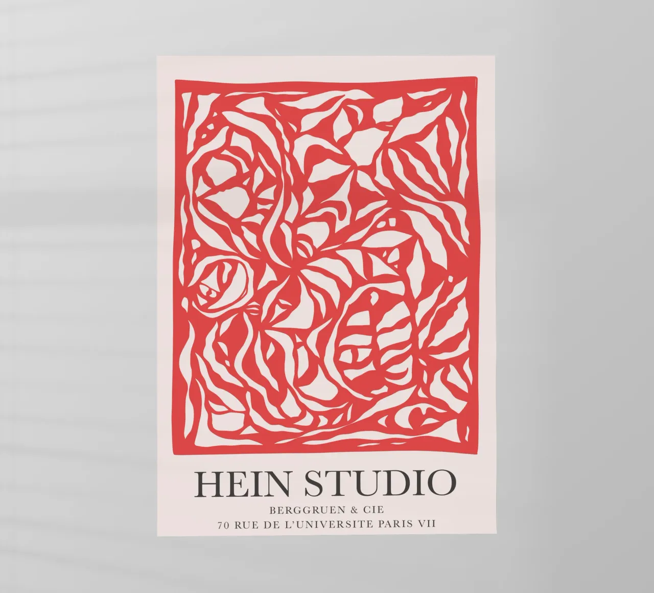 Hein Studio Rosso pellicola backlit da SMPLE