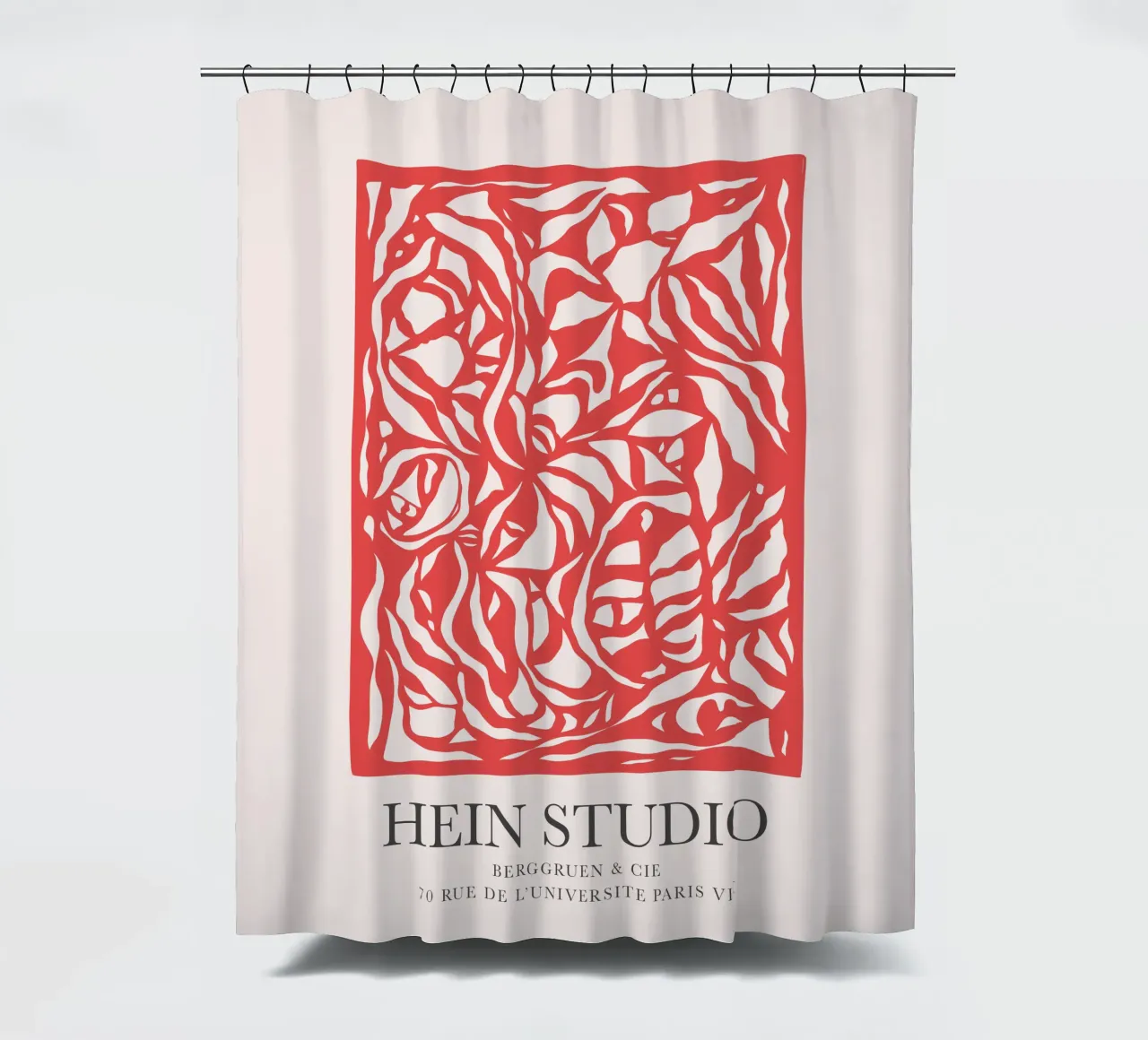 Hein Studio Rosso tenda da doccia da SMPLE