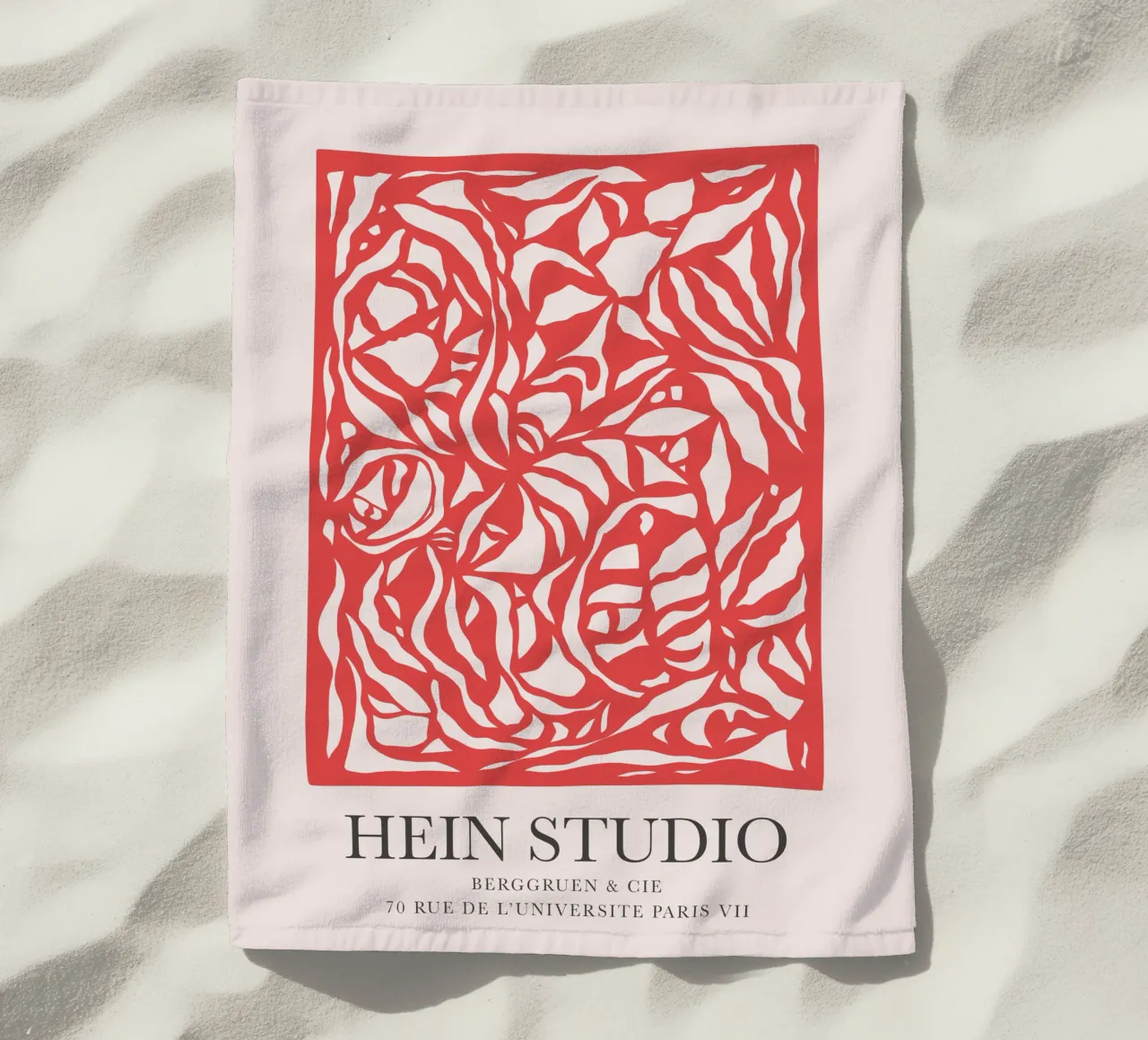 Hein Studio Rosso telo mare da SMPLE