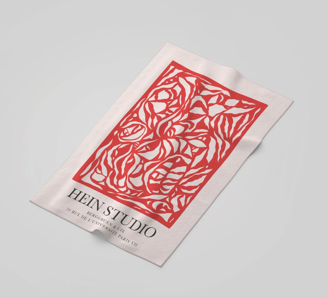Hein Studio Rosso telo mare da SMPLE