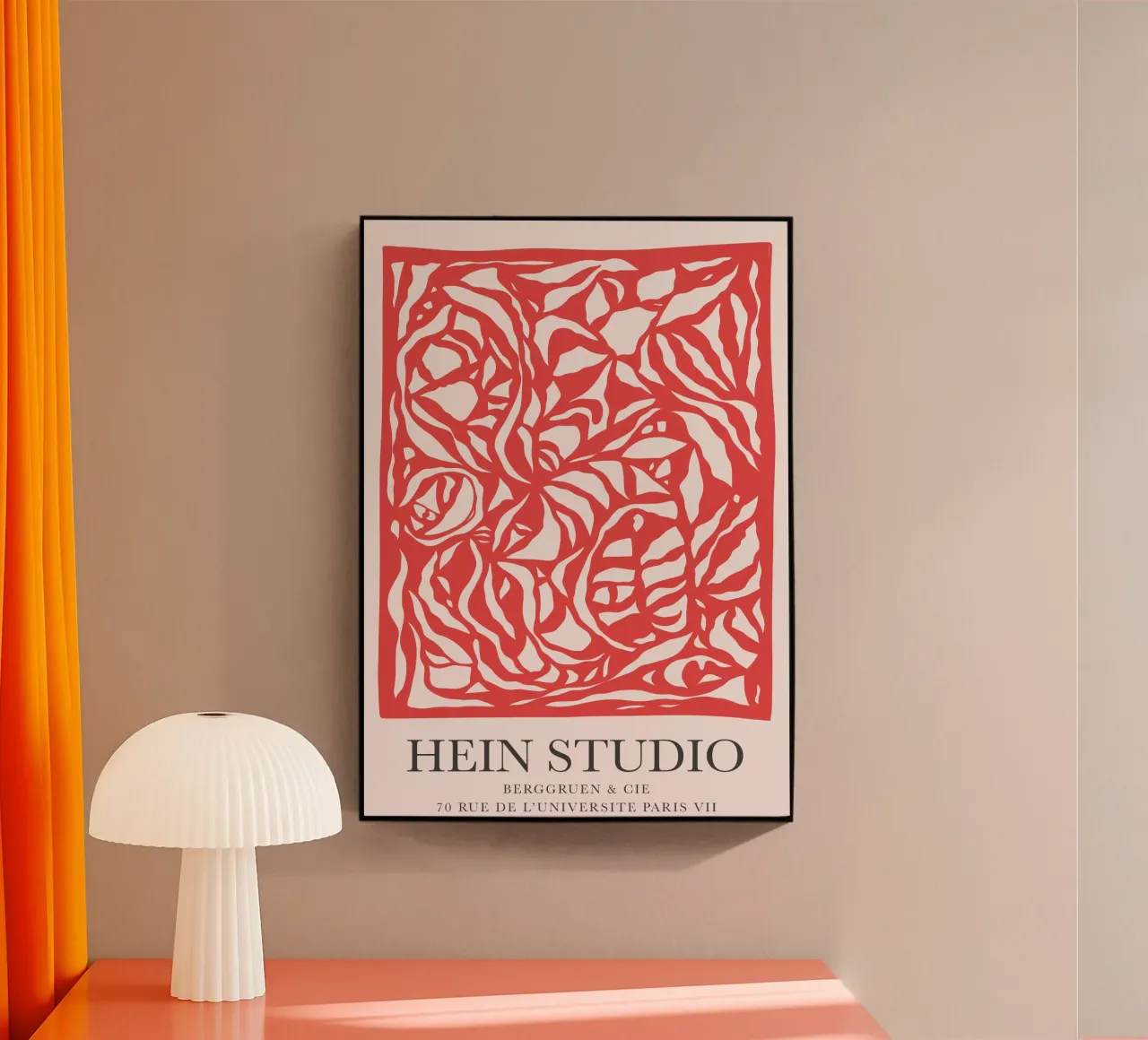 Hein Studio Rosso plexiglass da SMPLE